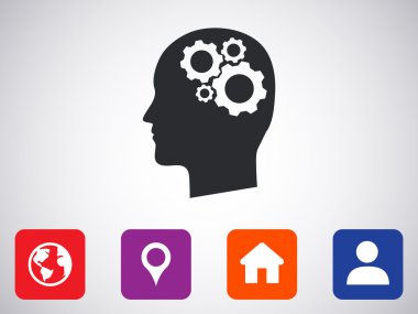 baş simgesinde dişli