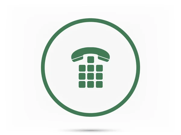 平面样式电话图标 — 图库矢量图片
