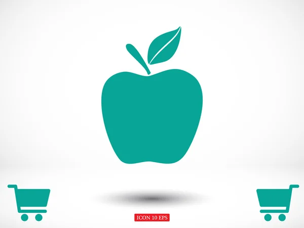 Icono de Apple ilustración — Archivo Imágenes Vectoriales
