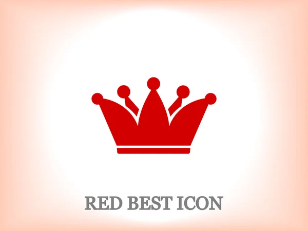 Ilustración del icono corona — Vector de stock