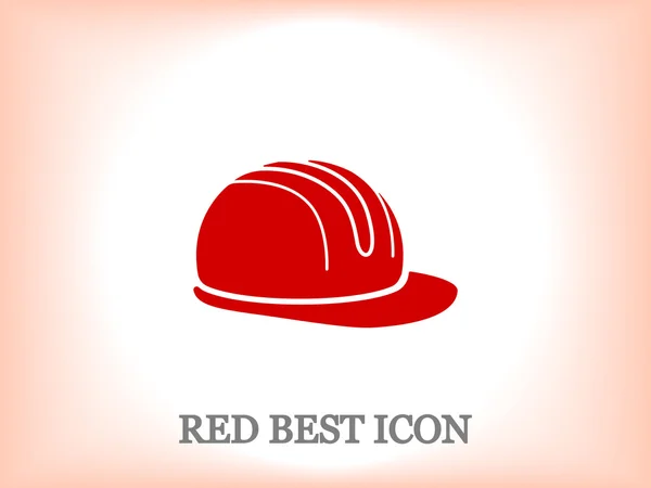 Icono de seguridad sombrero duro — Vector de stock