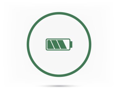 Pil simgesi illüstrasyon 