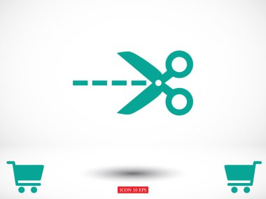 Makas simge tasarlamak 