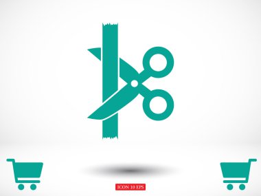 Makas simge tasarlamak 