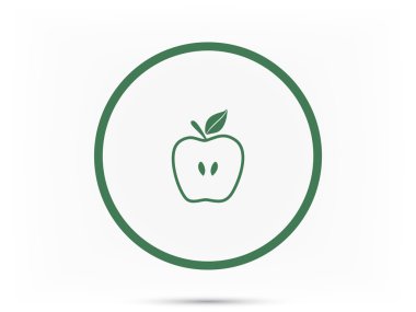 elma simgesi illüstrasyon 