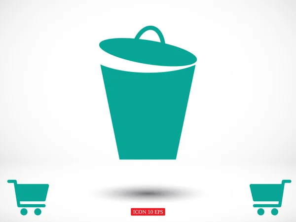 垃圾桶图标 — 图库矢量图片