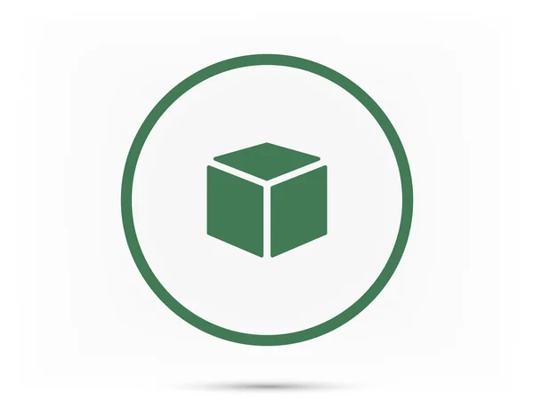 Icône cube illustration — Image vectorielle