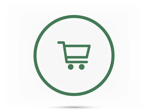 Icono del carrito de compras — Vector de stock