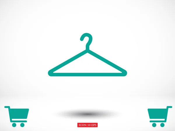 Hanger pictogram illustratie — Stockvector