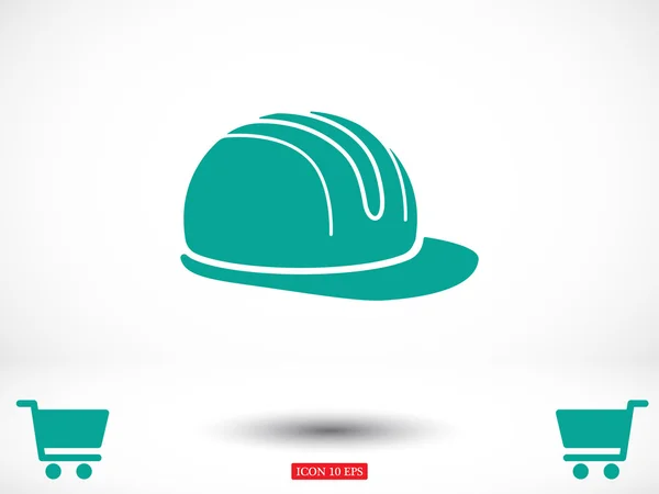 Safety hard hat icon — Stock Vector