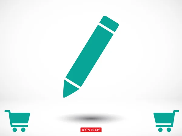 Pen pictogram illustratie — Stockvector