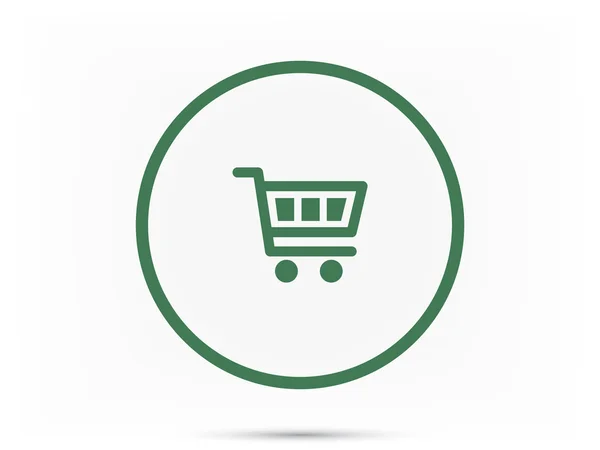 Icono del carrito de compras — Vector de stock