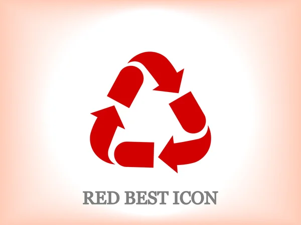 Illustration icône de recyclage — Image vectorielle