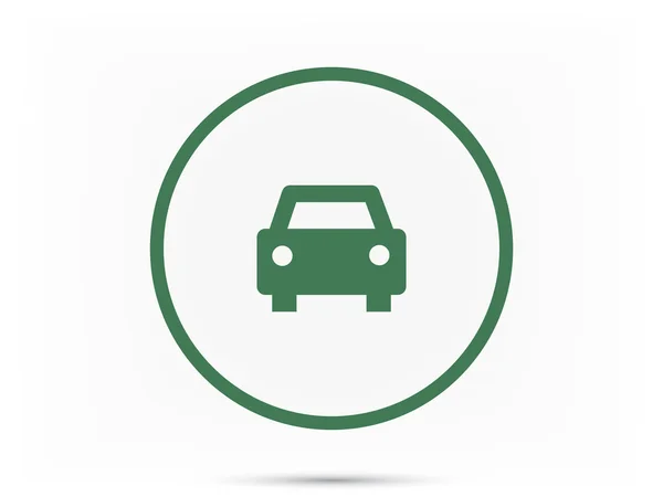 Coche aislado icono — Vector de stock