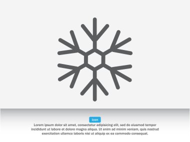 kış kar tanesi simgesi