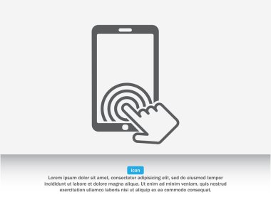 telefon dokunmatik ekran simgesi