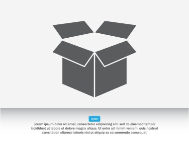 Karton kutu simgesini aç