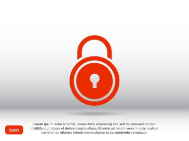 Kilit, asma kilit simgesi