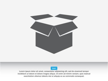 Karton kutu simgesini aç