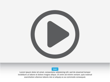 medya oyun düğme simgesi