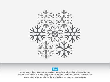 kış kar tanesi simgesi