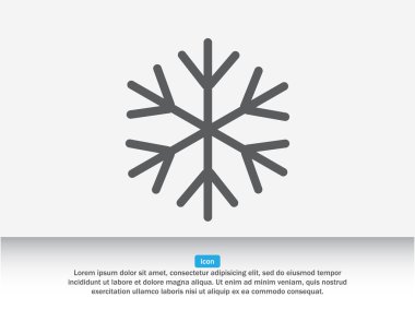 kış kar tanesi simgesi