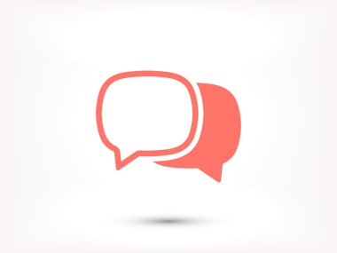 sohbet konuşma kabarcıklar simgesi