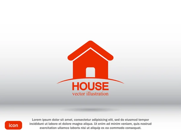 Casa, ícone de casa —  Vetores de Stock