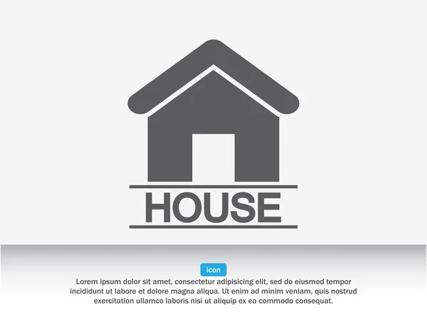 Ház, otthon ikon — Stock Vector