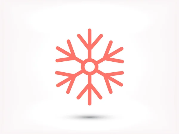 Invierno Copo de nieve icono — Archivo Imágenes Vectoriales