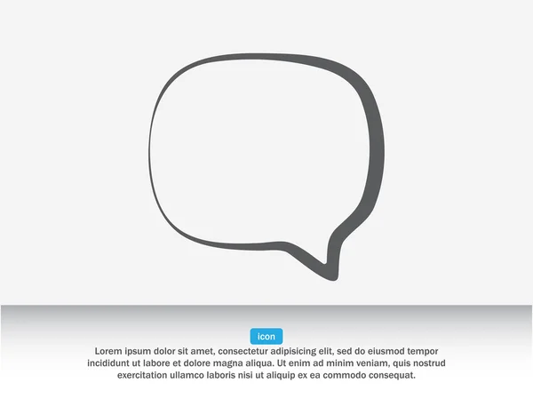 Chat icono de burbuja de voz — Archivo Imágenes Vectoriales