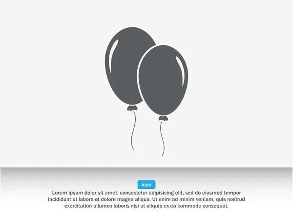 Festliche aufblasbare Luftballons — Stockvektor