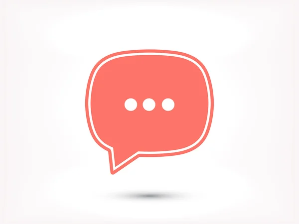 Chat discours bulle icône — Image vectorielle