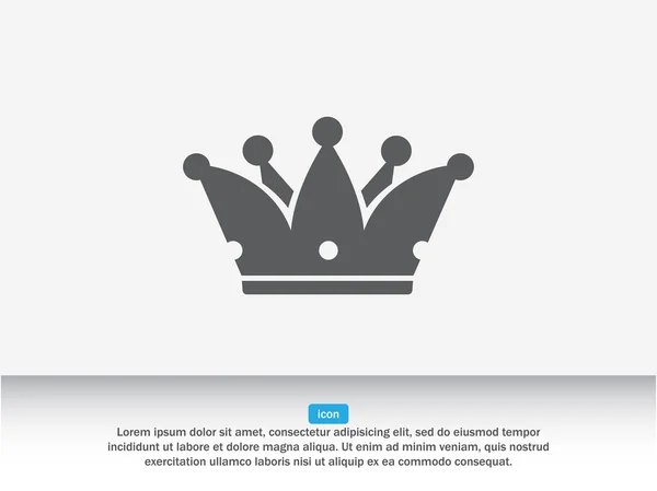 Koninklijke kroon pictogram — Stockvector