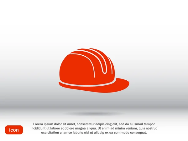 Safety hard hat icon — Stock Vector