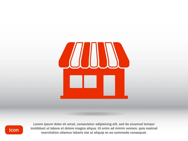 Tienda, icono de la tienda — Vector de stock