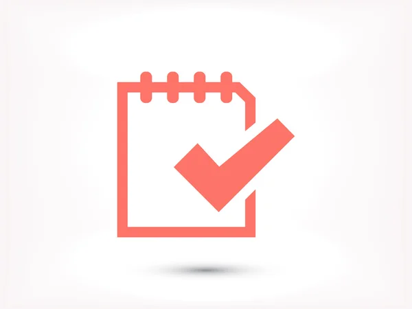 Lista de verificação, ícone da lista de tarefas —  Vetores de Stock