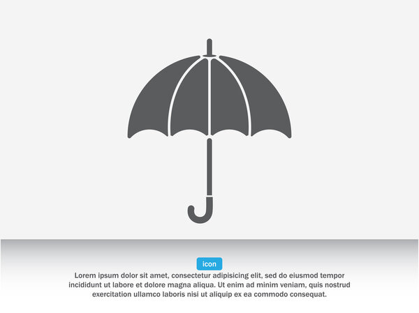 Umbrella, protection icon