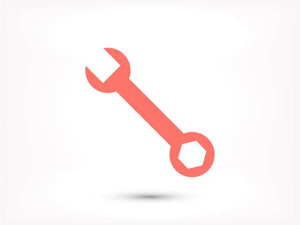 Skiftnyckel, verktygsikonen — Stock vektor