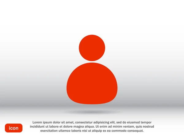 Ikon avatar pengguna - Stok Vektor