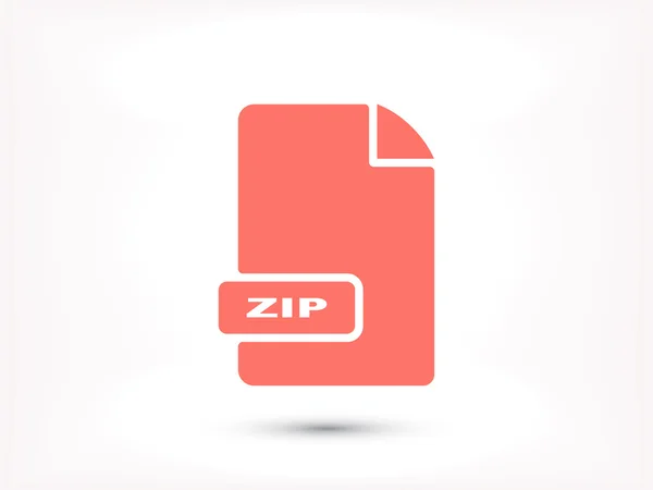 Значок расширения файла архива ZIP — стоковый вектор