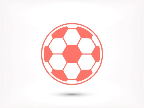 Icono de pelota de fútbol — Vector de stock