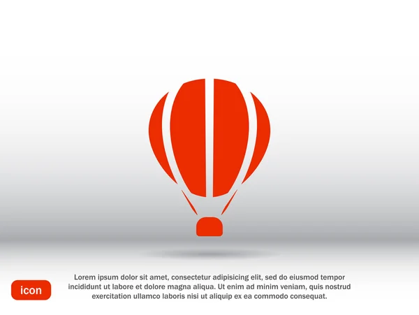Hot air balloon icon Stock Vector