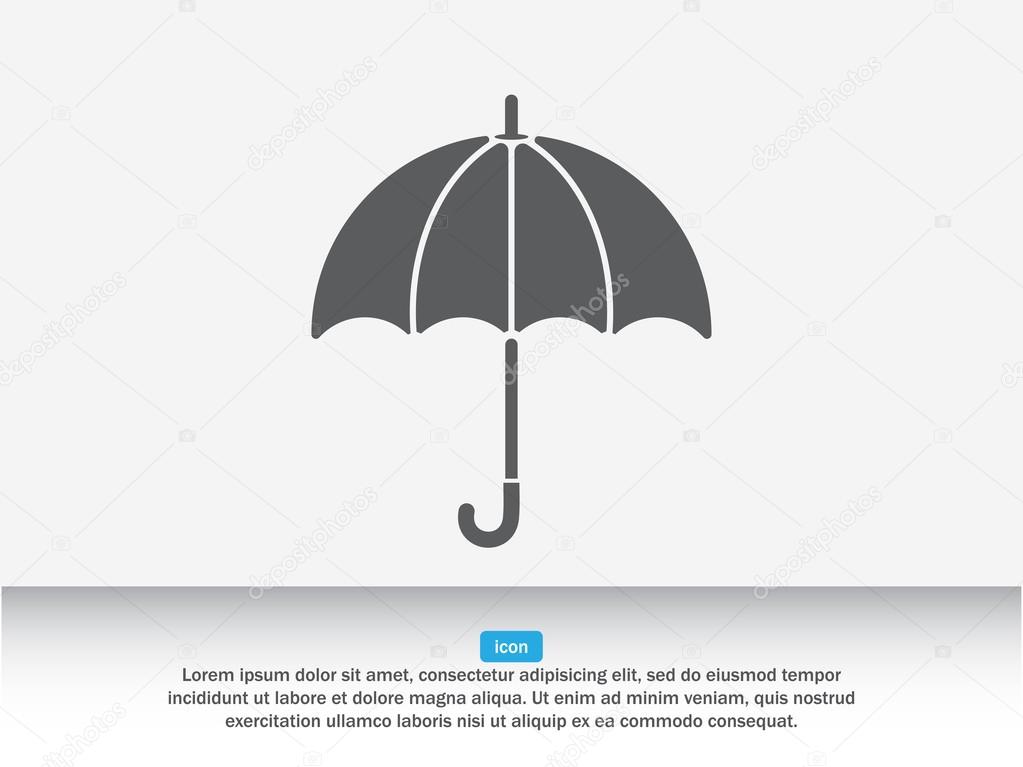 Umbrella, protection icon