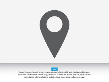 Harita iğne simgesi