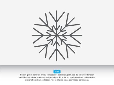 kış kar tanesi simgesi