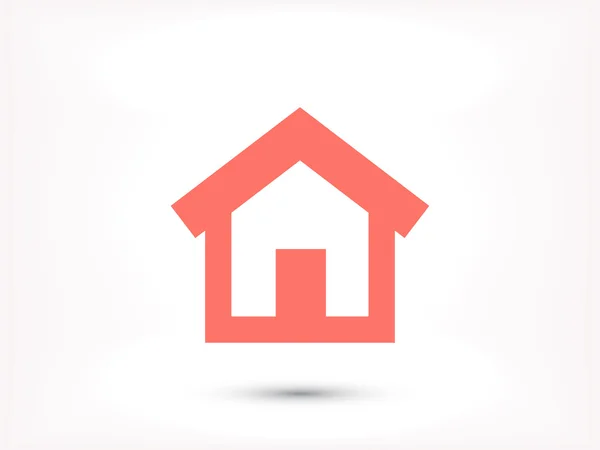 Casa, icono del hogar — Vector de stock