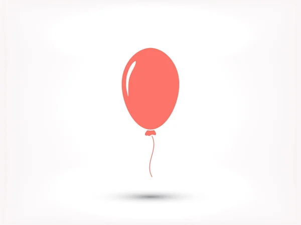 Feestelijke opblaasbare ballon pictogram — Stockvector