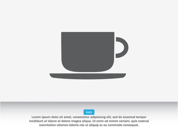 Taza de café icono — Vector de stock