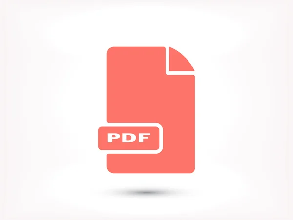 PDF fájl ikonjára — Stock Vector
